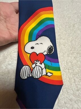Peanuts Snoopy Navy Necktie
